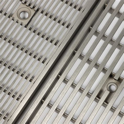 Stainless Steel Plates Floor Grate / Plumbing Trench Drain Cover ...