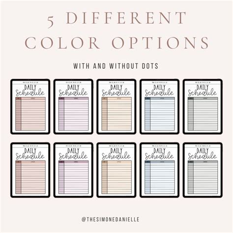 Sample Daily Schedule 的图像结果