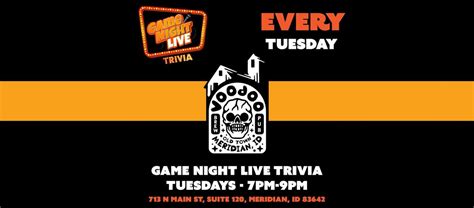 Game Night Live Trivia is at Voodoo Brewing (Meridian)!, Voodoo Brewing ...