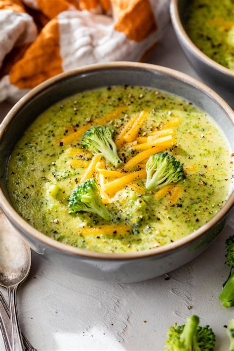 Broccoli Cheddar Soup - Skinnytaste - Cooking Home