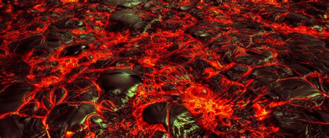 Download wallpaper 2560x1080 lava, texture, volcanic, fiery dual wide ...