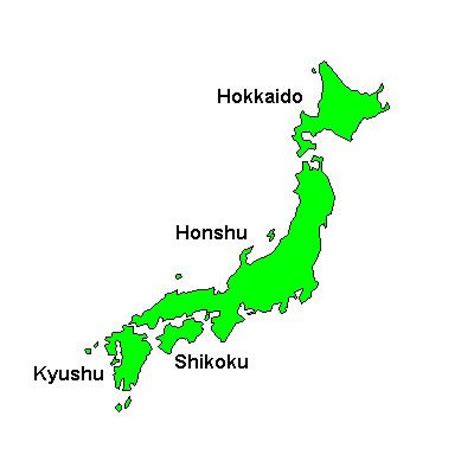 Japan S 4 Main Islands at Savannah Mccarthy blog