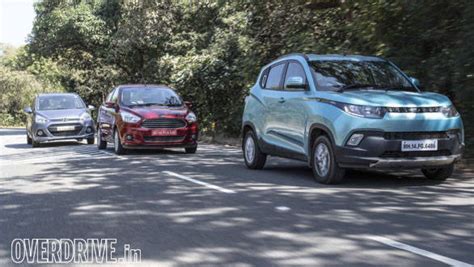 Comparo: Mahindra KUV100 vs Hyundai Grand i10 vs Ford Figo Aspire ...