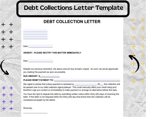 Debt Collections Letter - Debt Collections Letter Form - Debt ...