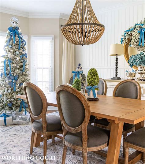 Blue And Silver Holiday Decorations at Pamela Walsh blog