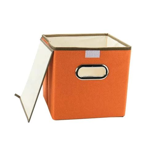 Foldable Storage Cube Boxes With Lid ( Random Colour ) By AK - 1 PC ...