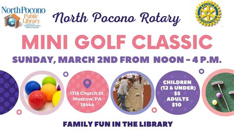 North Pocono Rotary Mini Golf Classic at North Pocono Public Library ...