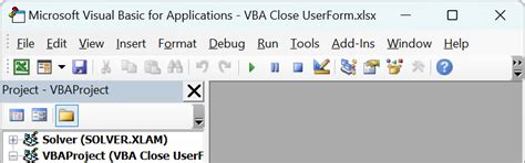 Image result for Close Form Using VBA Code
