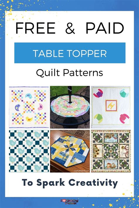 Image result for Free Quilting Tutorials Table Toppers