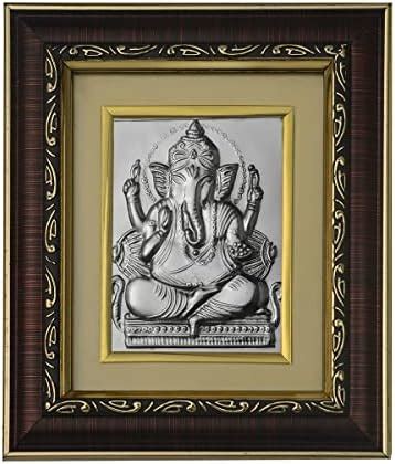 Ganesh Photo Frame | Ganesh Ji Silver Plated Photoframe | Ganpati Frame ...