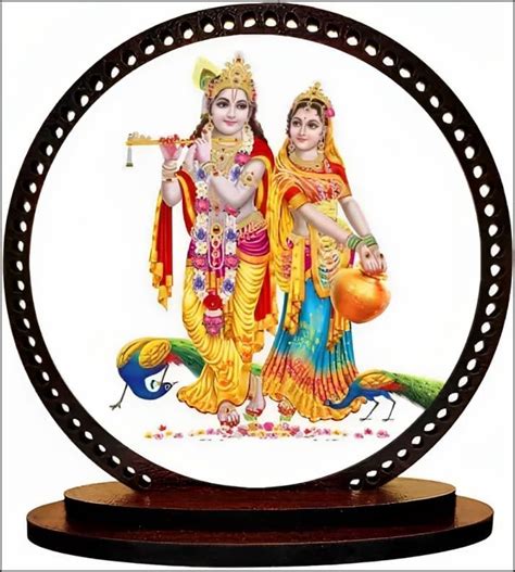 Buy Giftlab Lord Radha Krishna Dashboard Idol for Car and Home Office ...