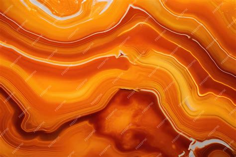 Detailed close up of an orange and white marble perfect for backgrounds ...