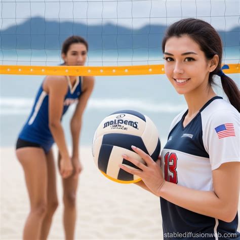 beach volleyball player Prompts | Stable Diffusion Online