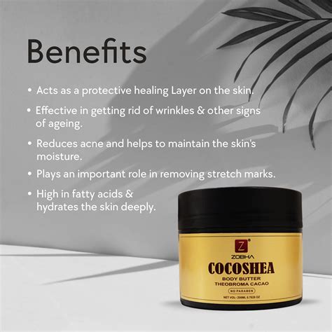 Cocoa Butter Cream for Face & Body | Zobha Body Butter Cream
