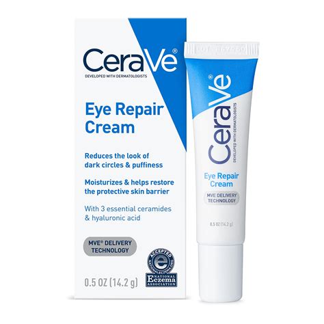 CeraVe Eye Repair Cream | Under Eye Cream for Dark Circles and Puffiness | Suitable for Delicate ...