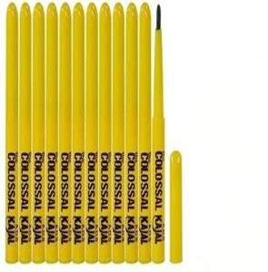 Varunya 12 HOUR EXTRA BLACK LONG LASTING KAJAL REVOLVING PENCIL PACK OF ...