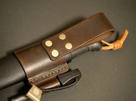 モーラナイフ ガーバーグ専用 プラスチックシース用ホルスター ダークブラウン | vianco