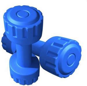 GRIFFIN PVC Dumbbell Set Bodybuilding Gym Workout PVC Shell Dumbbells ...