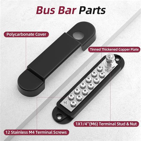 RVBOATPAT Power Distribution Block 12V 150A 1/4 Stud Marine India | Ubuy