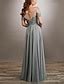 A-Line Mother of the Bride Dress Elegant Jewel Neck Floor Length ...