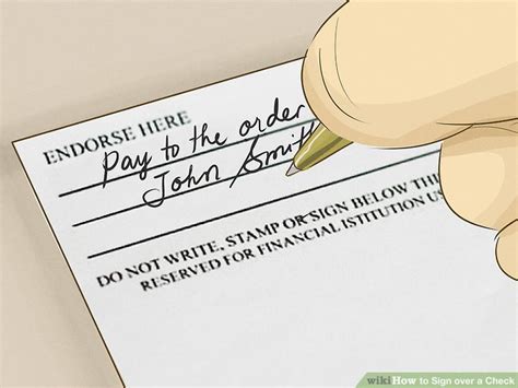 Sign Over a Check 的图像结果