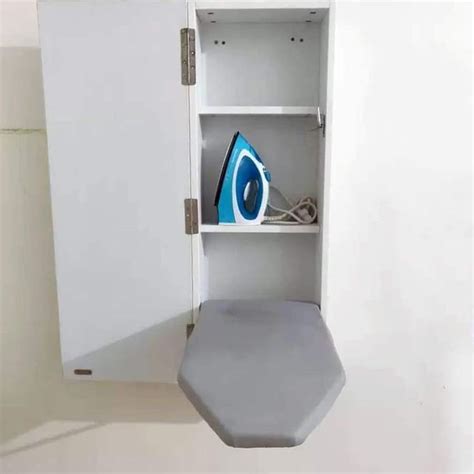 Foldable Wall Mounted Ironing Table With Storage