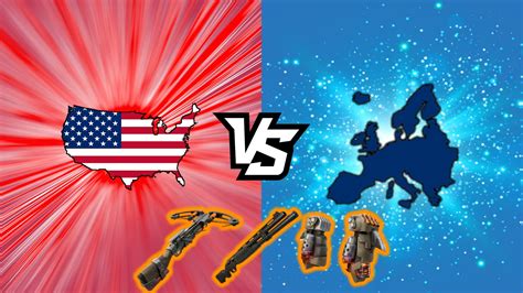 USA VS EUROPE 🔴🔵 8387-8541-8210 by watertrax - Fortnite Creative Map Code - Fortnite.GG