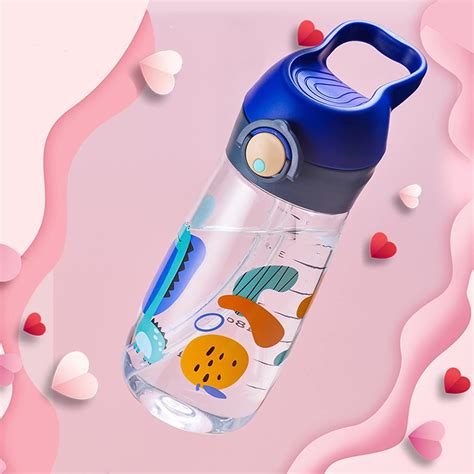 WPOOS Kids Water Bottle with Straw Flip-Top 15oz, BPA Free India | Ubuy