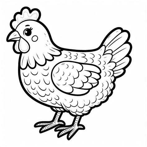 Hen coloring pages - ColoringLib