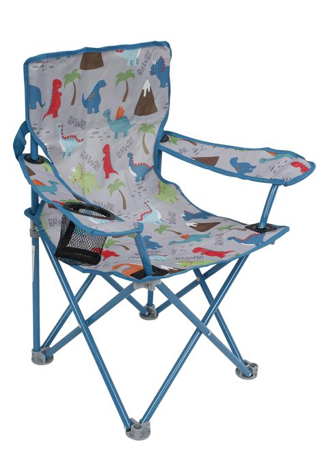 Crckt Folding Camp Chair for Kids with Lock (125lb Capacity), Multi ...