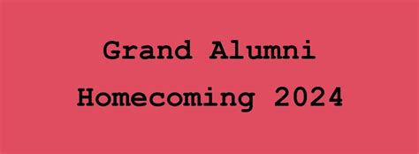 Grand Alumni Homecoming 2024, Justicia Morales-Young Nhs, Roxas, 6 July ...