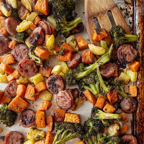 Sheet Pan Dinners Easy Sausage & Veggie Recipe at Timothy Mitchell blog