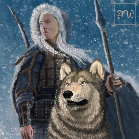 ArtStation - Skadi, Norse Goddess of Winter & Skiing