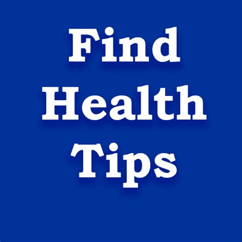 Health Check Tips 的图像结果