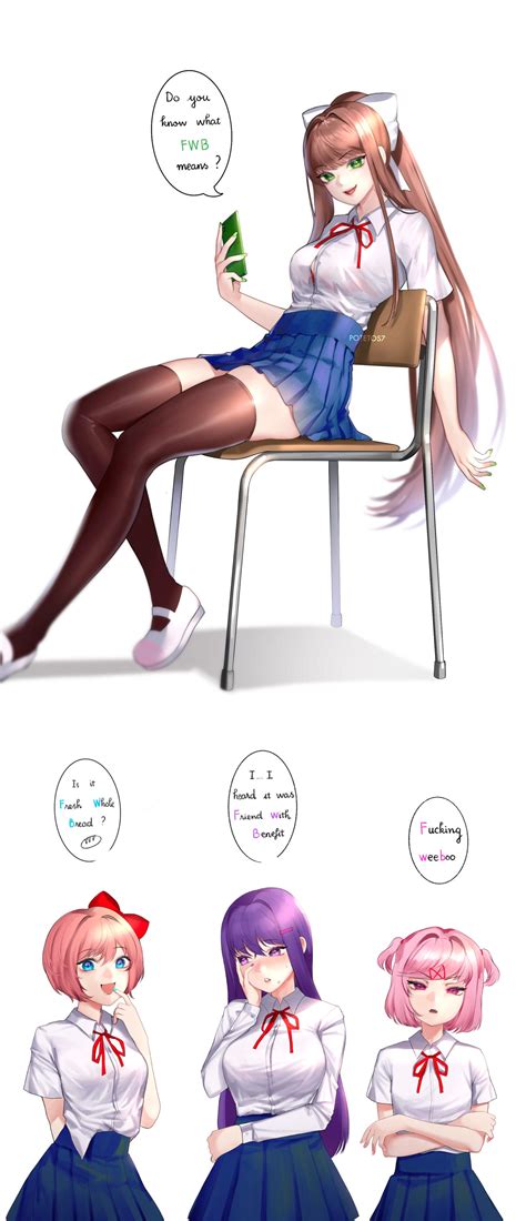 "Do you know what 'FWB' means?" | Doki Doki Literature Club | Know Your ...