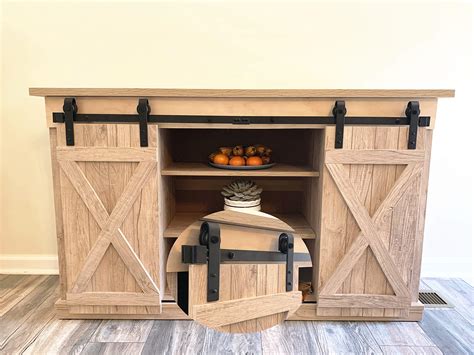 Buy Bronco Hardware 4.5FT Super Mini Double Door Non-Bypass Sliding ...