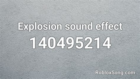 Image result for Exploding Sound Effect ID