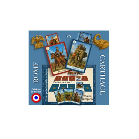 Acheter Rome VS Carthage - Dubois Jeux - Jeux de société
