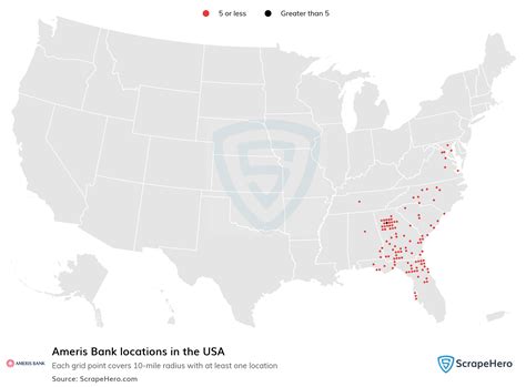 List of all Ameris Bank locations in the USA - ScrapeHero Data Store