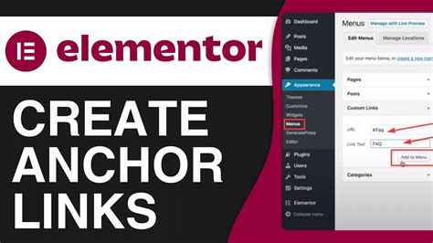 Image result for Elementor Hyperlinks Tutorial