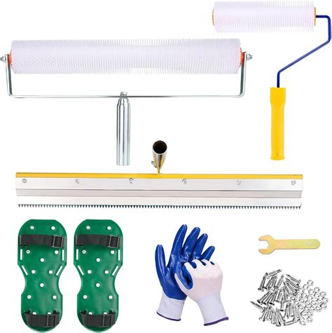 Amazon.com: Self Leveling Tools Kit Spiked Roller 20 in 9 inch Epoxy ...
