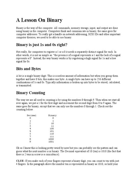 Binary Lessons 的图像结果