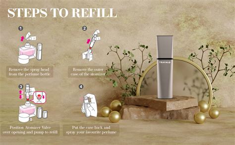 TRAVALO Obscura- Perfume Atomizer|Lightweight, Refillable and Portable ...