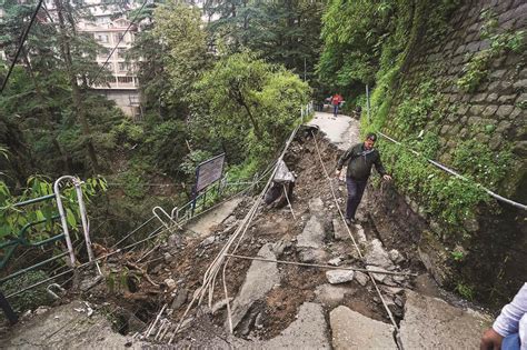 Shimla vulnerable: Water saturation in soil, random construction led to ...