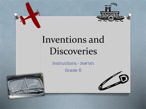 Inventions and Discoveries 的图像结果