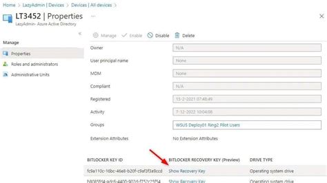 Image result for BitLocker Recovery Dell Computers
