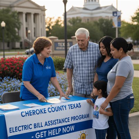 Cherokee County Texas Electric Bill Assistance Program: Eligibility