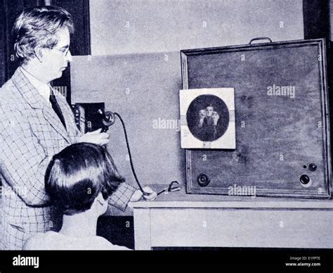 John Logie Baird the Scottish scientist, engineer, innovator and inventor of the world's first ...