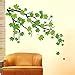 Decals Design 'Green Autumn Leaves Branch' Wall Sticker (PVC Vinyl, 50 ...