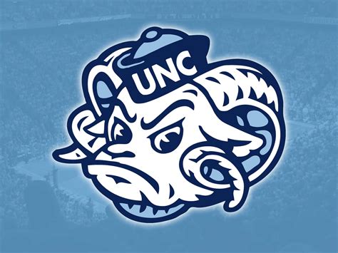 Download Unc Rams Logo In The Middle Of A Basketball Court Wallpaper ...